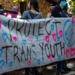 Prise de parole au nom de STS* à la manif contre les lois transphobes a Strasbourg dimanche 26 mai